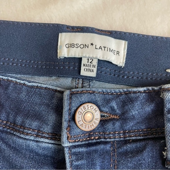 ❌SOLD Gibson Latimer Tummy Control Stretch Bootcut Denim Jeans, Size 12 - Picture 6 of 7